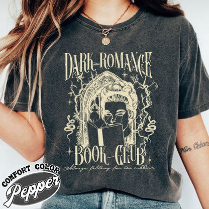 Dark Romance Book Club Comfort Colors Shirt, Dark Romance Book Club Shirt, Dark Romance Merch, Villain Dark Romance Shirt, Dark Romance Smut