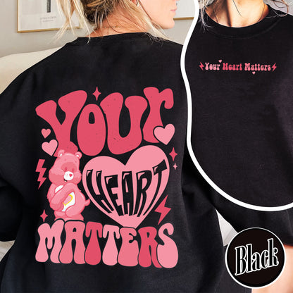 Heart Health Sweatshirt, Heart Health Awareness Shirt, Heart Health Month, Heart Health Awareness, Your Heart Matters Sweatshirt, Mental Health Shirt