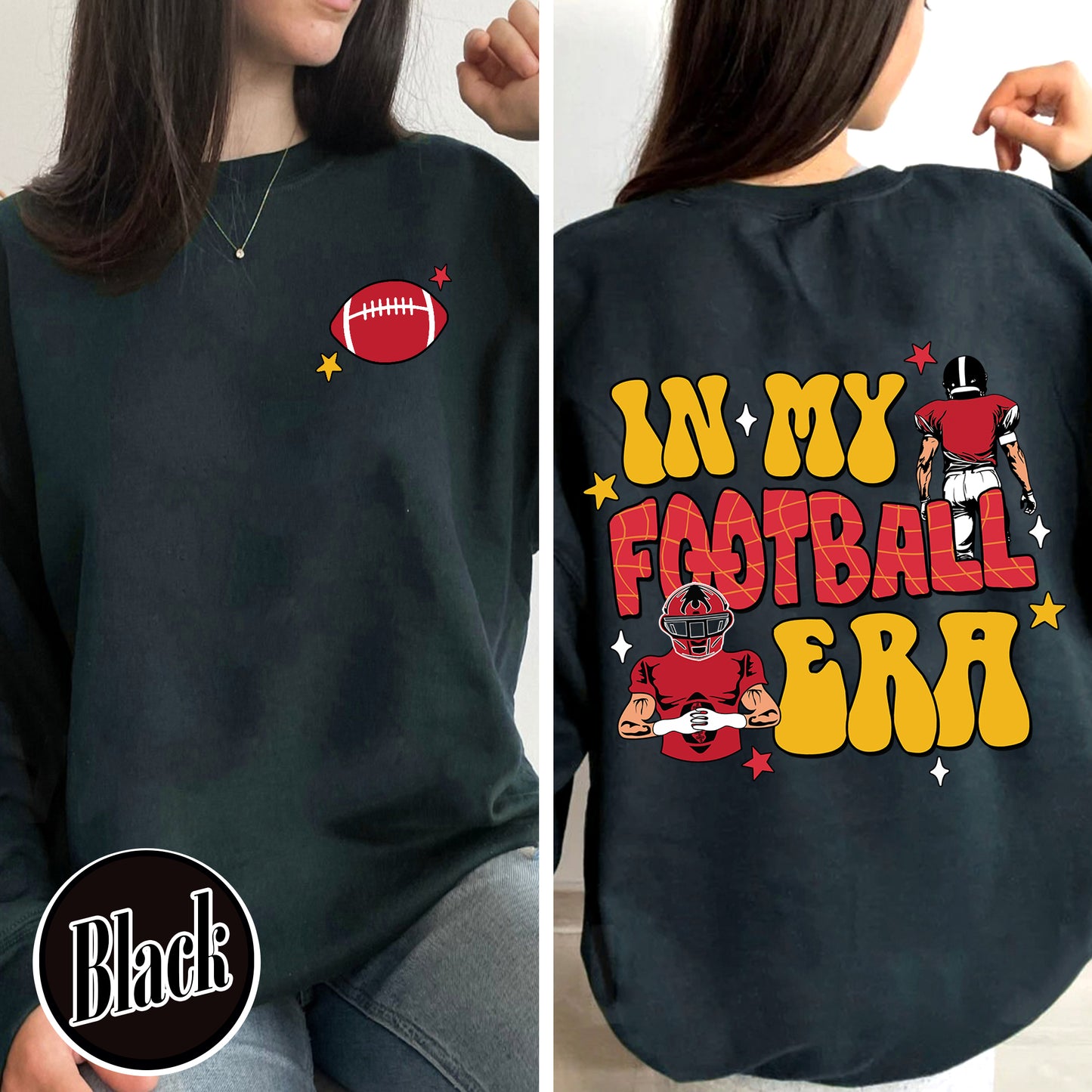 In My Football Era Sweater, In My Football Era Sweatshirt, In My Game Day Era Football, In My Football Era, Chiefs Sweatshirt, Chiefs Era Sweatshirt