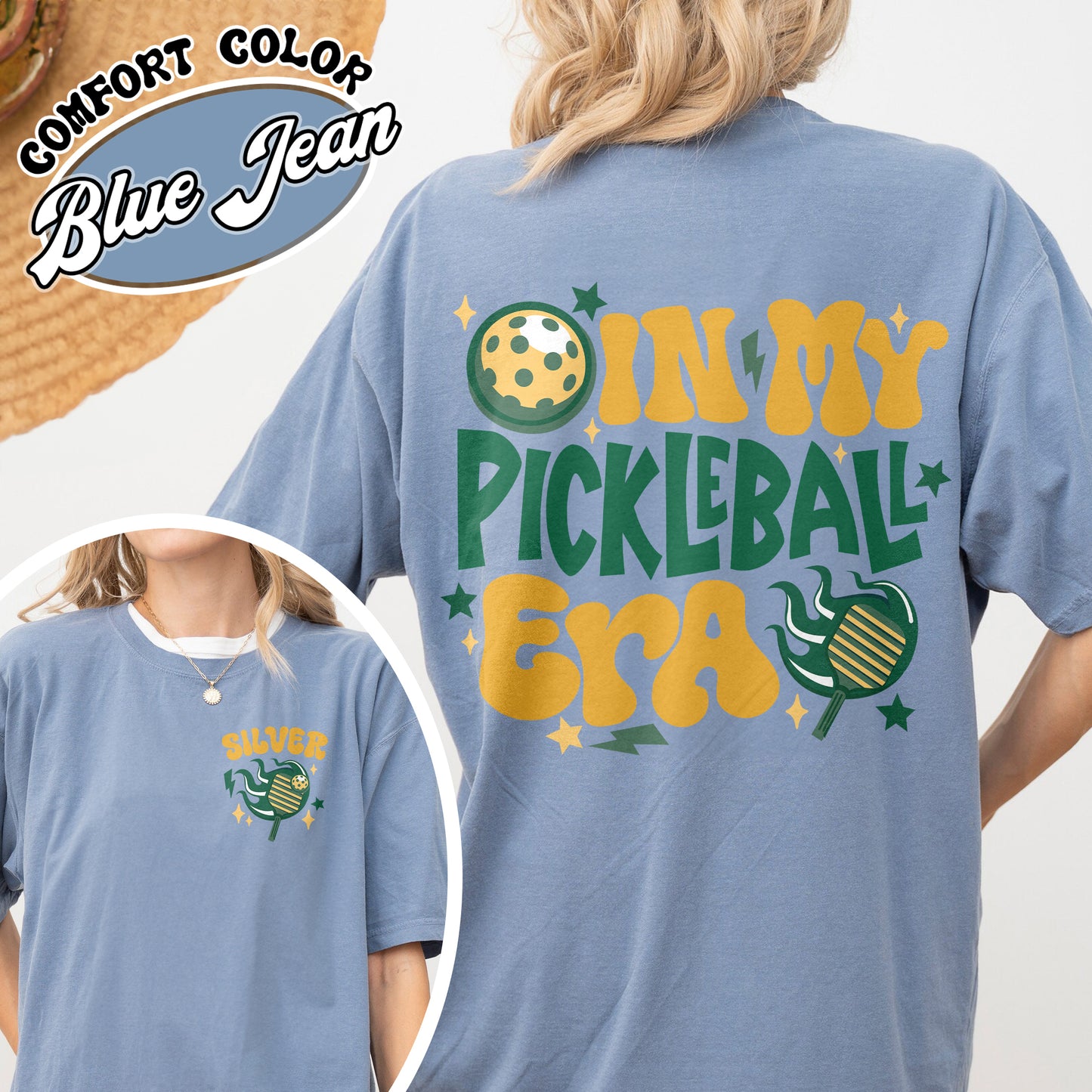 Pickleball Comfort Color Shirt, Pickleball Funny Hooded, Pickleball Era, Pickleball Mama Shirt, Pickleball Shirt Personalize