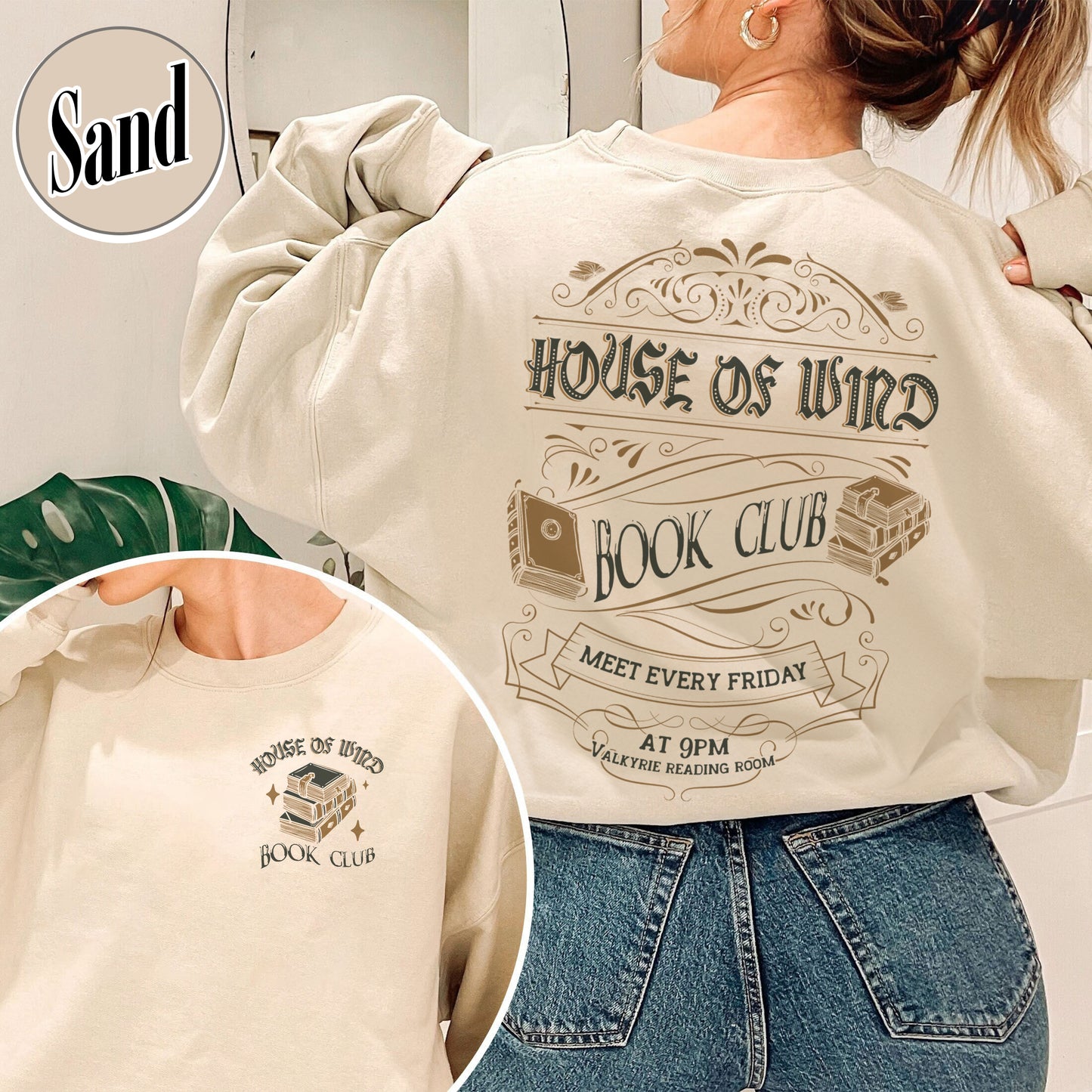 House Of Wind Book Club Sweatshirt, Acotar Velaris Starlight Sweatshirt