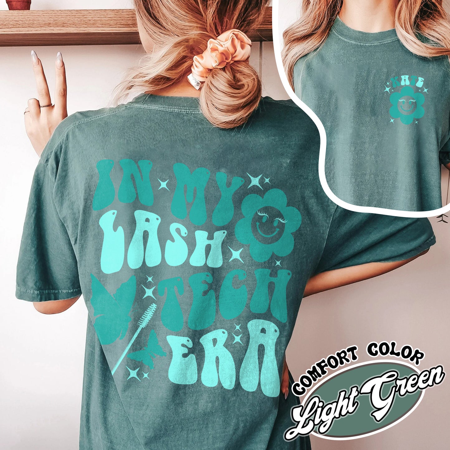 Lash Tech Christmas Comfort Color Shirt, Lash Tech Christmas, Lash Tech Gift, Lash Tech Gift, Lash Tech, Gift for Your Lash Tech, Lash Tech Shirts