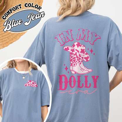 In My Dolly Era Comfort Color Shỉt, Dolly Shirt, Dolly Cowboys, Dolly Shirt for Girls, Dolly Shirt in Pink, Graphic Tees Dolly, Holiday Gift