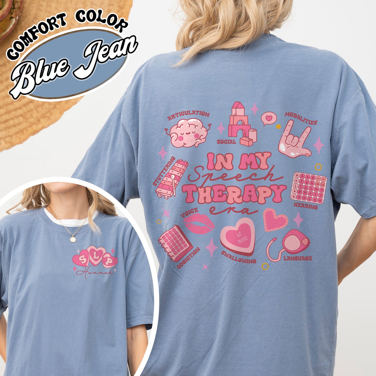 Speech Therapy Valentine Comfort Color Shirt, in My Speech Therapy Era Shirt, Speech Therapy Valentine Shirt, Speech Therapy Shirt Valentines Day