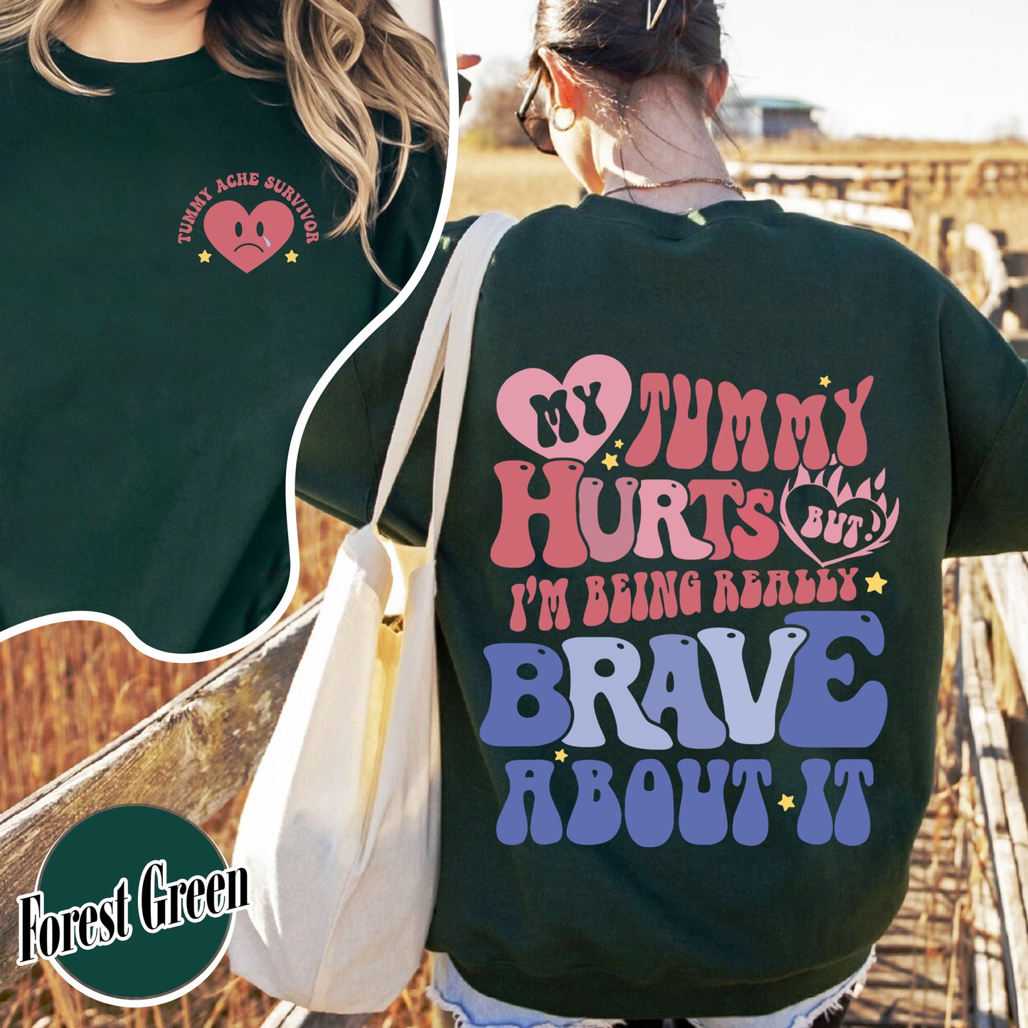 My Tummy Hurts Sweater, My Tummy Hurts Sweatshirt, Tummy Ache Survivor Sweatshirt