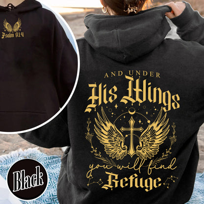 Christian Hoodie, Bible Verse Hoodie, Aesthetic Christian Hoodie, Bible Verse Hoodie, Religious Hoodie, Psalm 91 Hoodie