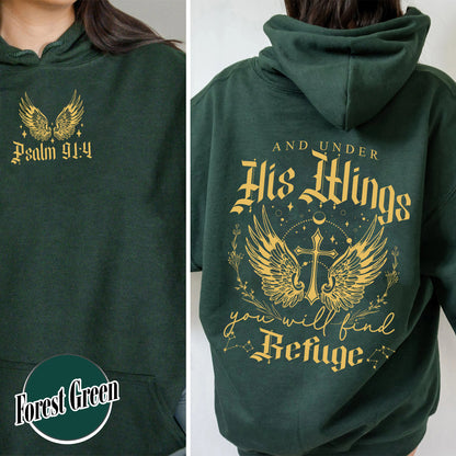 Christian Hoodie, Bible Verse Hoodie, Aesthetic Christian Hoodie, Bible Verse Hoodie, Religious Hoodie, Psalm 91 Hoodie