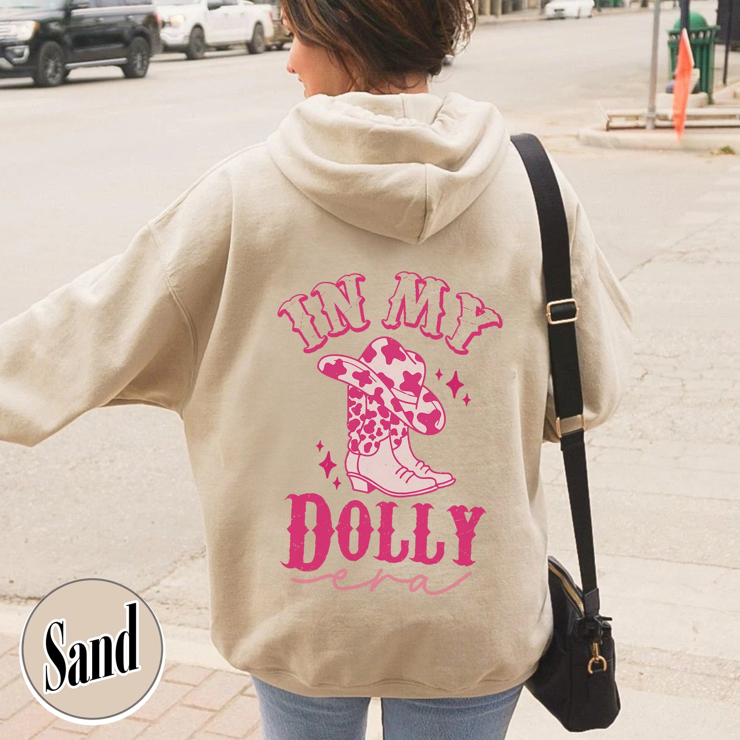 In My Dolly Era Hoodie, Dolly Shirt, Dolly Cowboys Hoodie, DollyHoodie for Girls, Dolly Hoodie in Pink, Graphic Tees Dolly, Holiday Gift