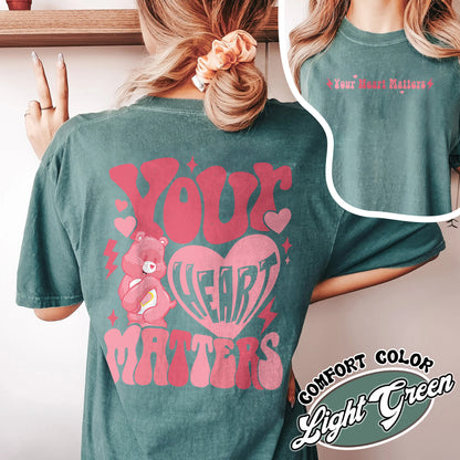 Heart Health Comfort Color Shirt, Heart Health Awareness Shirt, Heart Health Month, Heart Health Awareness, Your Heart Matters, Mental Health Shirt