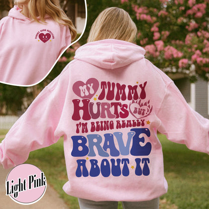 My Tummy Hurts Hoodie, My Tummy Hurts, Tummy Ache Survivor Hoodie