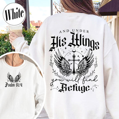 Christian Sweatshirts, Bible Verse Sweatshirt, Aesthetic Christian Sweatshirt, Bible Verse Sweatshirt, Religious Sweatshirts, Psalm 91 Sweatshirt