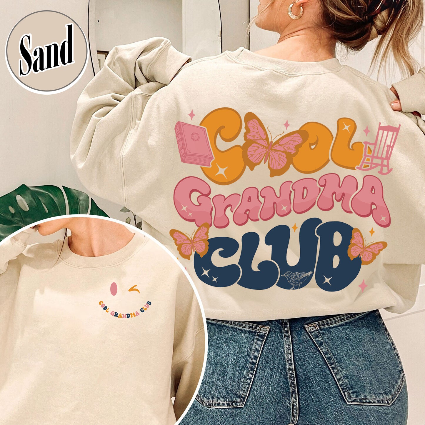 Cool Grandma Club Sweatshirt, In My Cool Grandma Era, Cool Grandma Club, Cool Grandmas Club Sweatshirt, Cool Gifts For Grandma