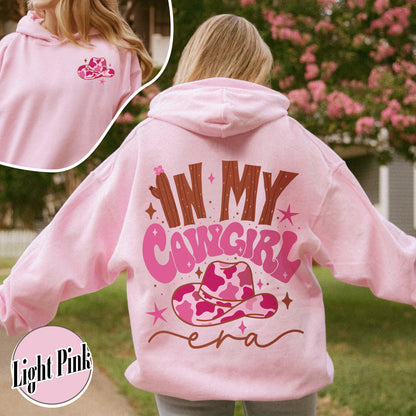 In My Cowgirl Era Hoodie, Cowgirl up Hoodie, Cowgirl Pink Boots Hoodie, Preppy Cowgirl Hoodie, Cowgirl Era Hoodie, Cowgirl Hoodie