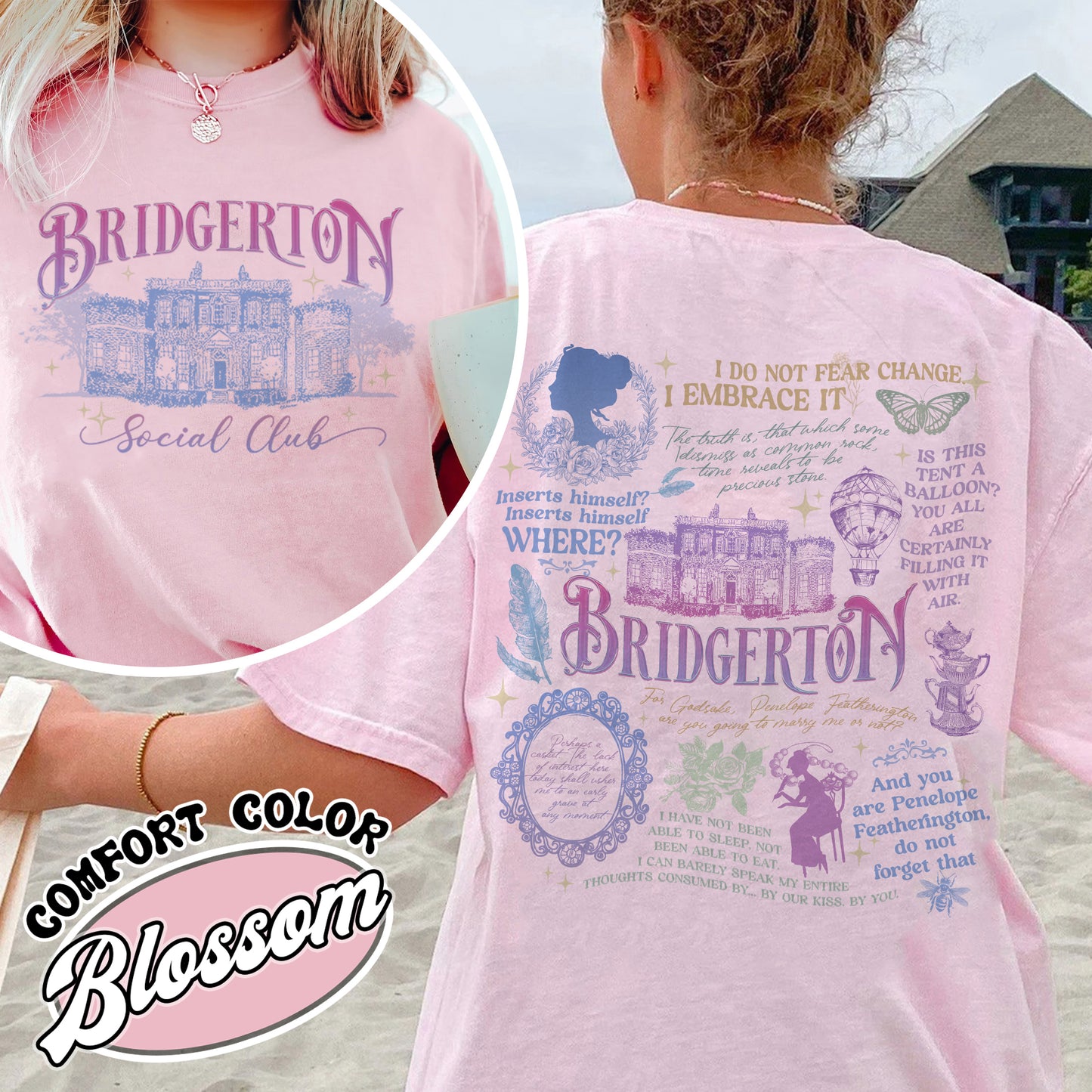 Penelope Colin Bridgerton Season 3 Comfort Color Shirt, Spill The Tea Lady Whistledown's Society Papers Shirt, Historical Drama Shirt, Bridgerton Party