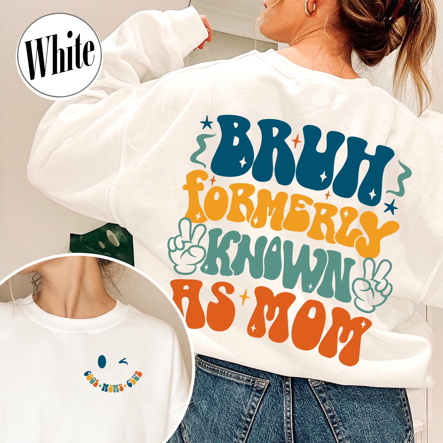 Bruh Formerly Known As Mom Sweatshirt,Bruh Formerly Known As Mom, Cool Mom Club Sweater