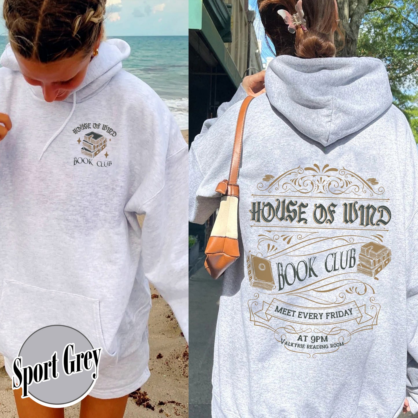 House Of Wind Book Club Hoodie, Acotar Velaris Starlight Hoodie