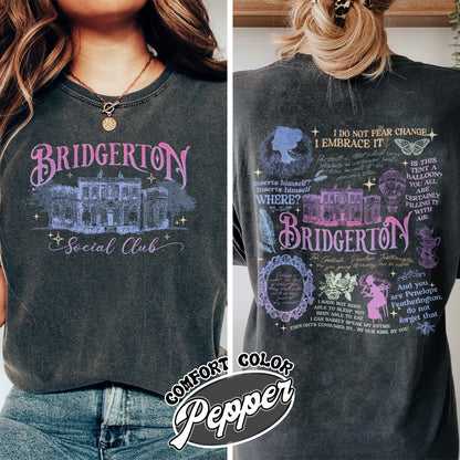 Penelope Colin Bridgerton Season 3 Comfort Color Shirt, Spill The Tea Lady Whistledown's Society Papers Shirt, Historical Drama Shirt, Bridgerton Party