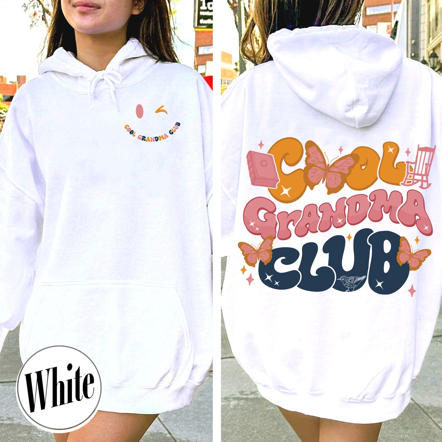 Cool Grandma Club Hoodie, In My Cool Grandma Era, Cool Grandma Club, Cool Grandmas Club Hoodie, Cool Gifts For Grandma