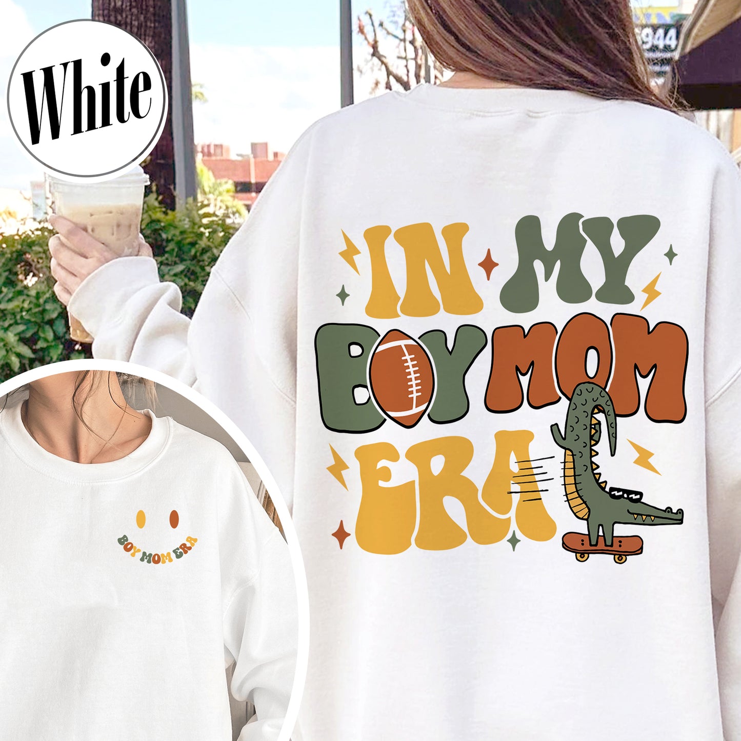 In My Mom Era Sweatshirt, Boy Mom, Boy Mom Club, Boy Mama Sweatshirt, Expecting Mom Gift, Gender Reveal Sweatshirt