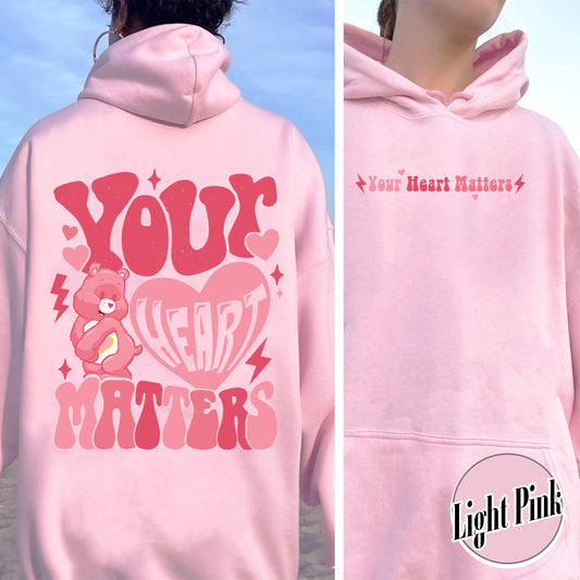 Heart Health Hoodie, Heart Health Awareness Shirt, Heart Health Month, Heart Health Awareness, Your Heart Matters Hoodie, Mental Health Shirt