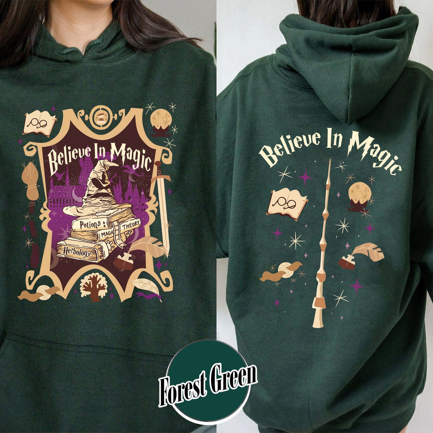 Wizard Castle Book Hoodie, Wizard Castle With Books, Wizard Book Hoodie, Wizard Book Hoodie, Book Lover Hoodie