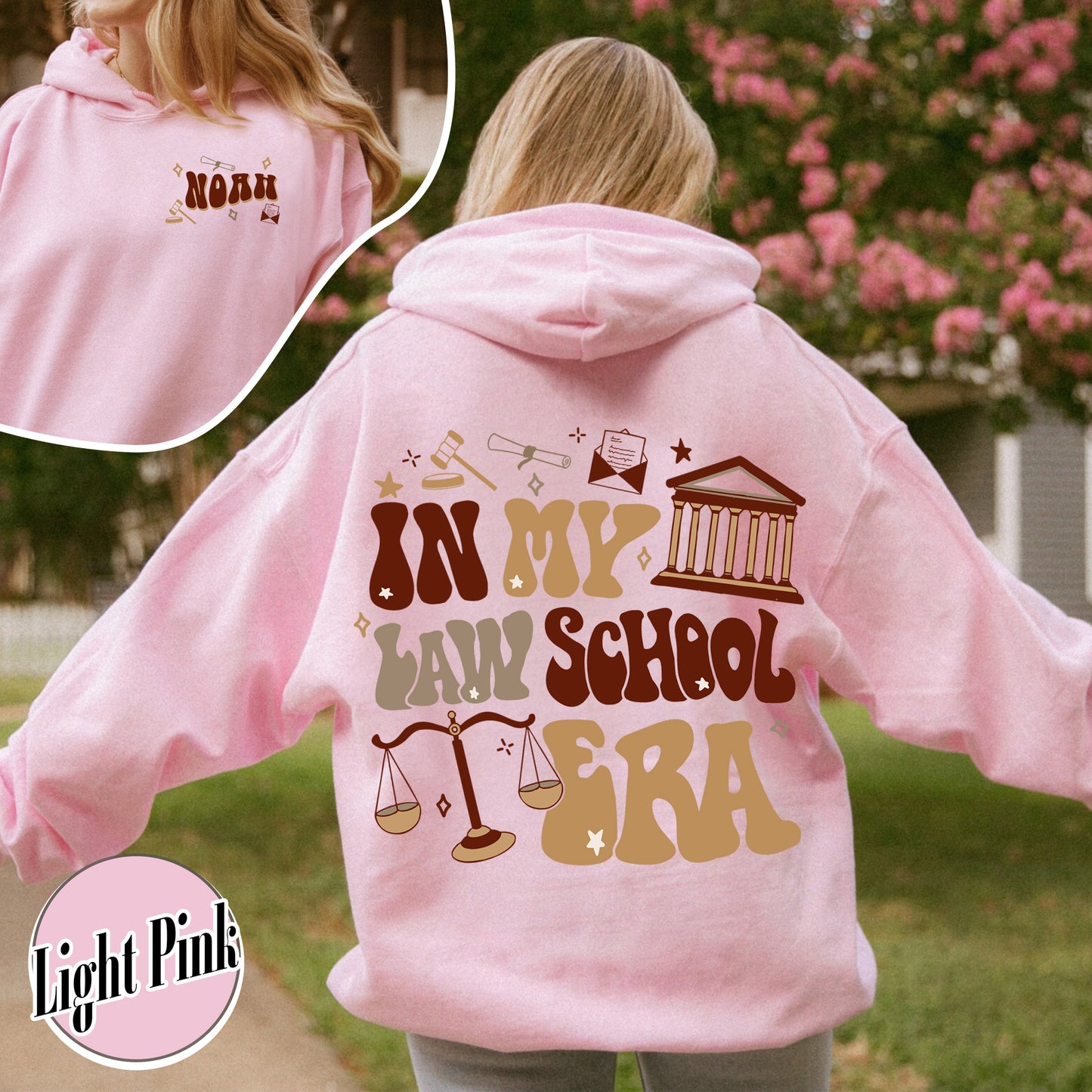 Law School Hoodie, School of Law Hoodie, in My Law School Era Hoodie, Hoodie for Law School, Law School Hoodie Custom