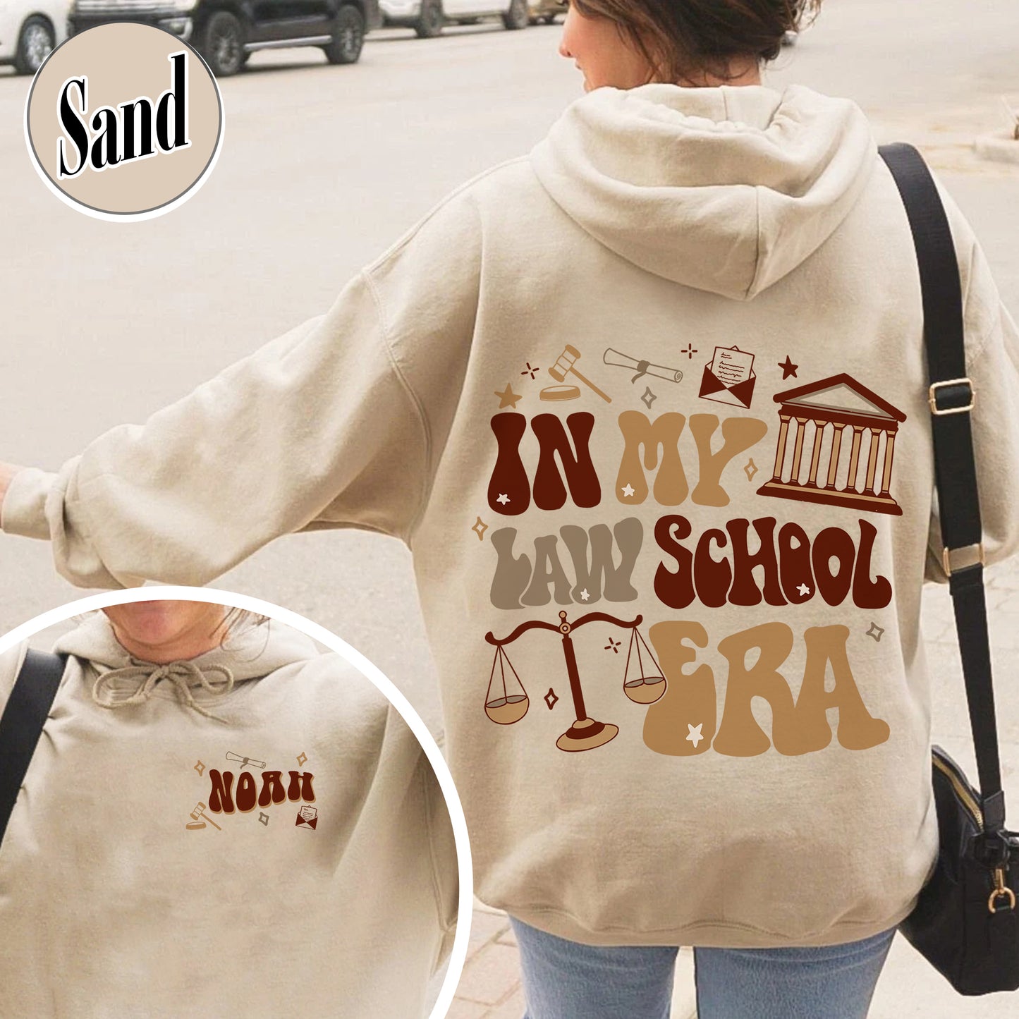 Law School Hoodie, School of Law Hoodie, in My Law School Era Hoodie, Hoodie for Law School, Law School Hoodie Custom