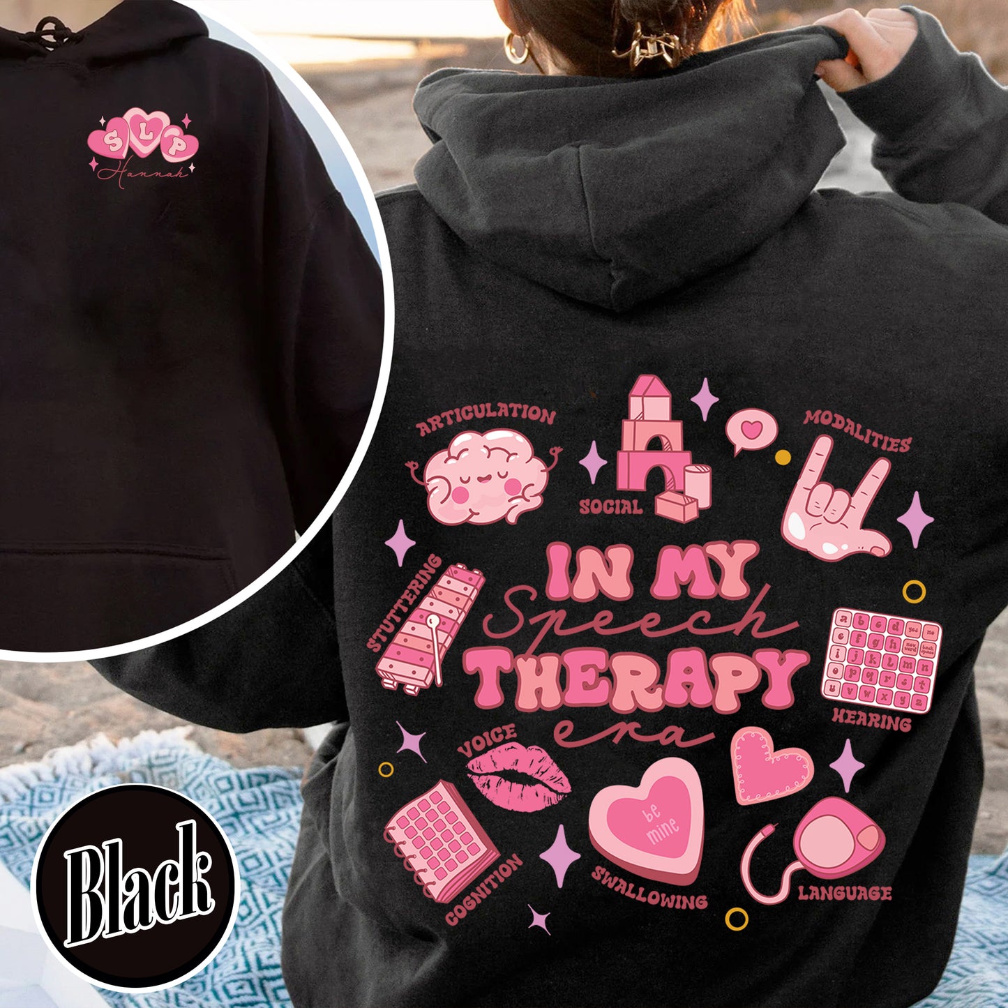 Speech Therapy Valentine Hoodie, in My Speech Therapy Era Hoodie, Speech Therapy Valentine, Speech Therapy Hoodie Valentines Day