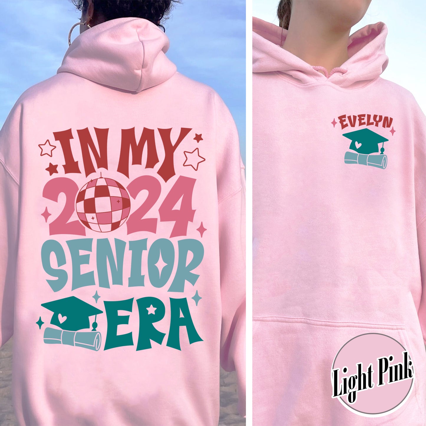 In My 2024 Senior Era Hoodie, In My Senior Era Class Of 2024, Senior 2024 Hoodie, In My Senior Era Class 2024, Custom Senior 2024