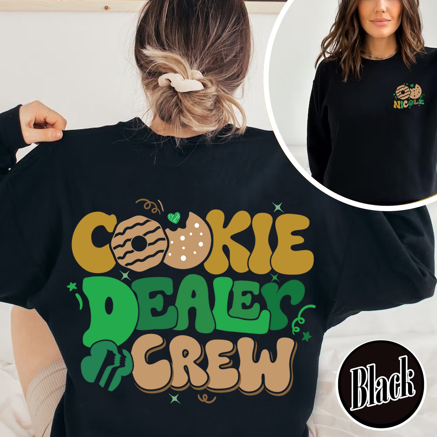 Cookie Dealer Girl Scout Sweatshirt, Cookie Dealer Sweatshirt, Girl Scout Cookie Dealer, Cookie Dealer, Scout Sweatshirt, Girl Scout Sweatshirt Era