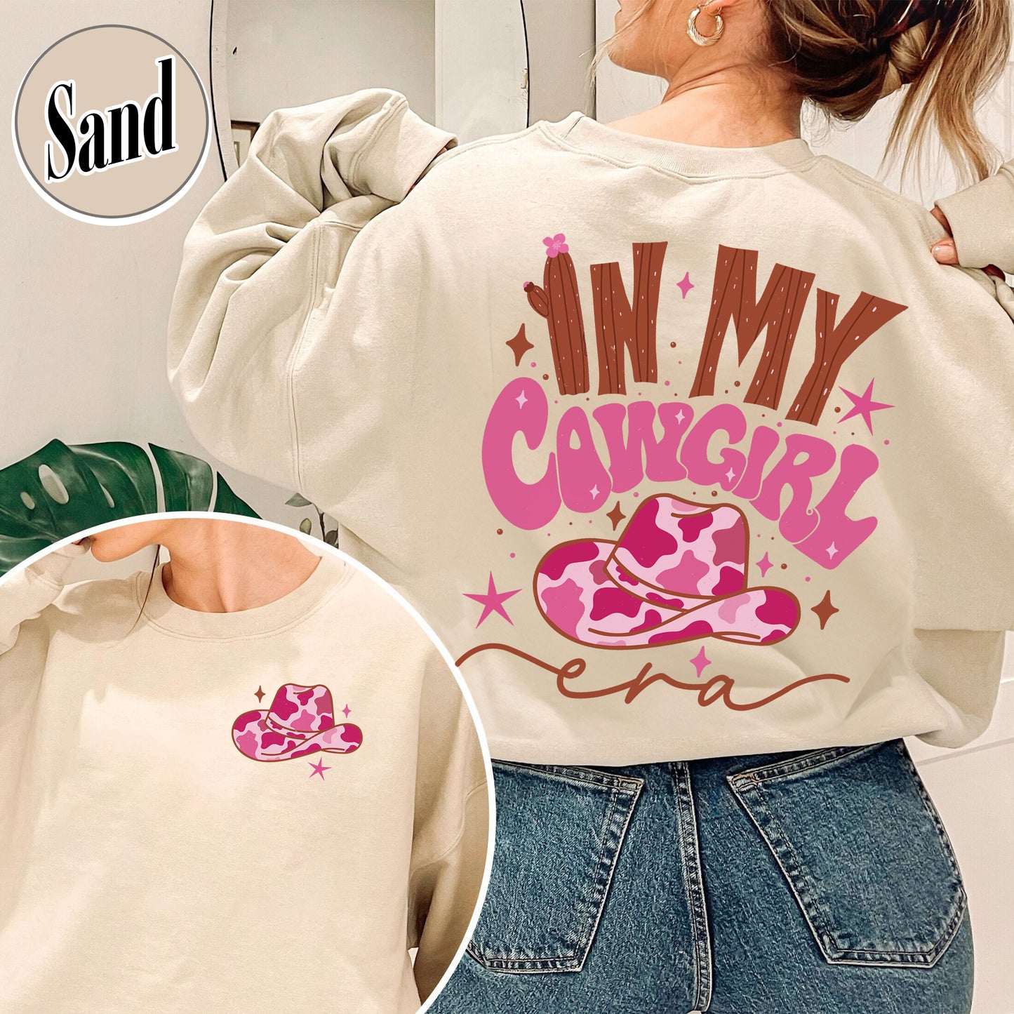 In My Cowgirl Era Sweatshirt, Cowgirl up Sweatshirt, Cowgirl Pink Boots Sweatshirt, Preppy Cowgirl Sweatshirt, Cowgirl Era Sweatshirt, Cowgirl Sweatshirt