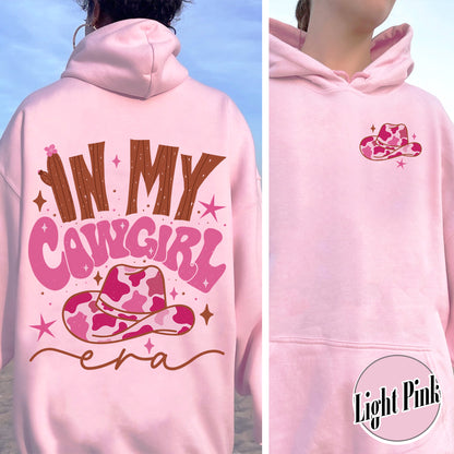 In My Cowgirl Era Hoodie, Cowgirl up Hoodie, Cowgirl Pink Boots Hoodie, Preppy Cowgirl Hoodie, Cowgirl Era Hoodie, Cowgirl Hoodie