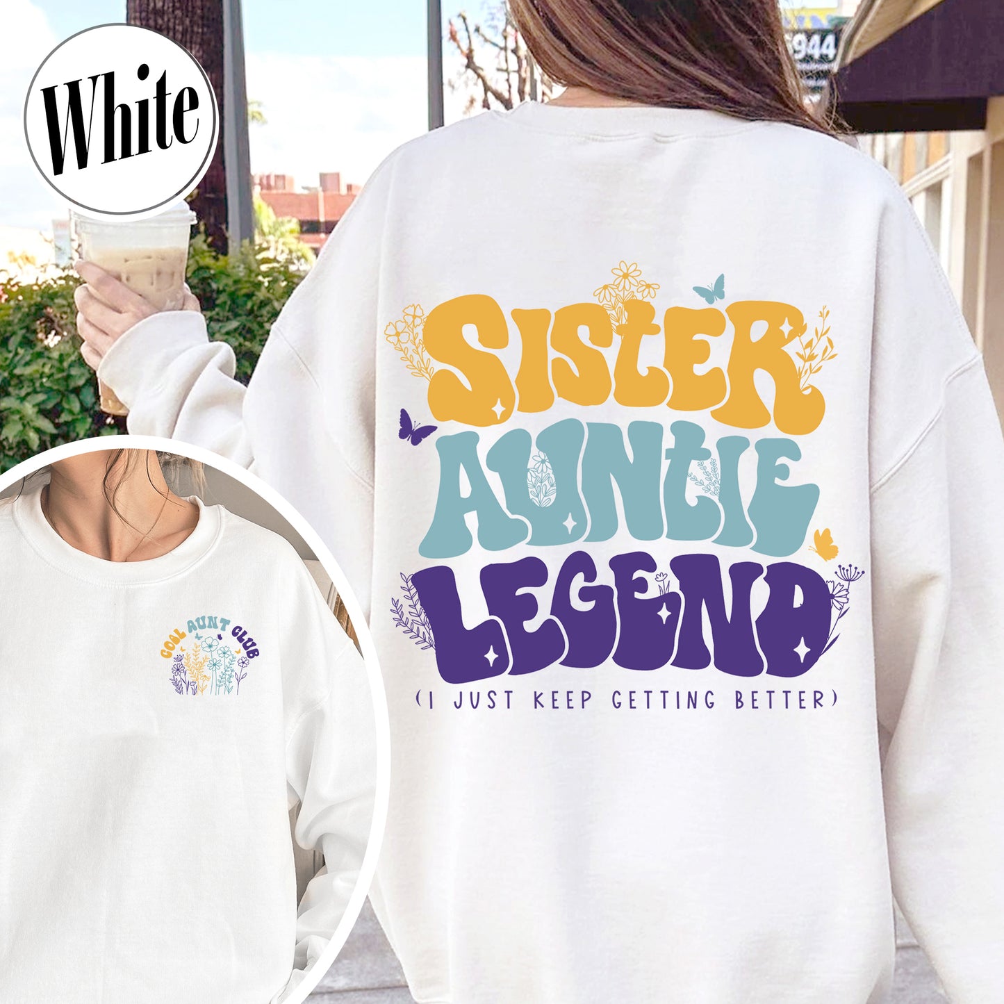 Cool Aunt Club Sweatshirt, Cool Aunts Club Sweatshirt,Cool Sister Club Sweatshirt, Cool Sisters Club, Cool Big Sister Club