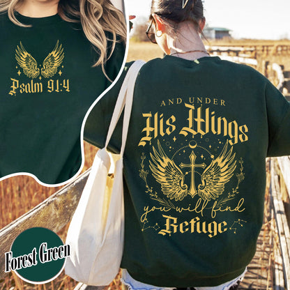 Christian Sweatshirts, Bible Verse Sweatshirt, Aesthetic Christian Sweatshirt, Bible Verse Sweatshirt, Religious Sweatshirts, Psalm 91 Sweatshirt