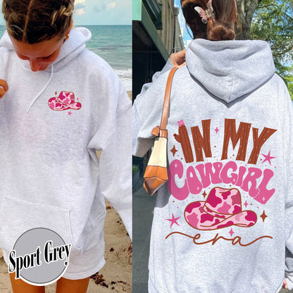 In My Cowgirl Era Hoodie, Cowgirl up Hoodie, Cowgirl Pink Boots Hoodie, Preppy Cowgirl Hoodie, Cowgirl Era Hoodie, Cowgirl Hoodie