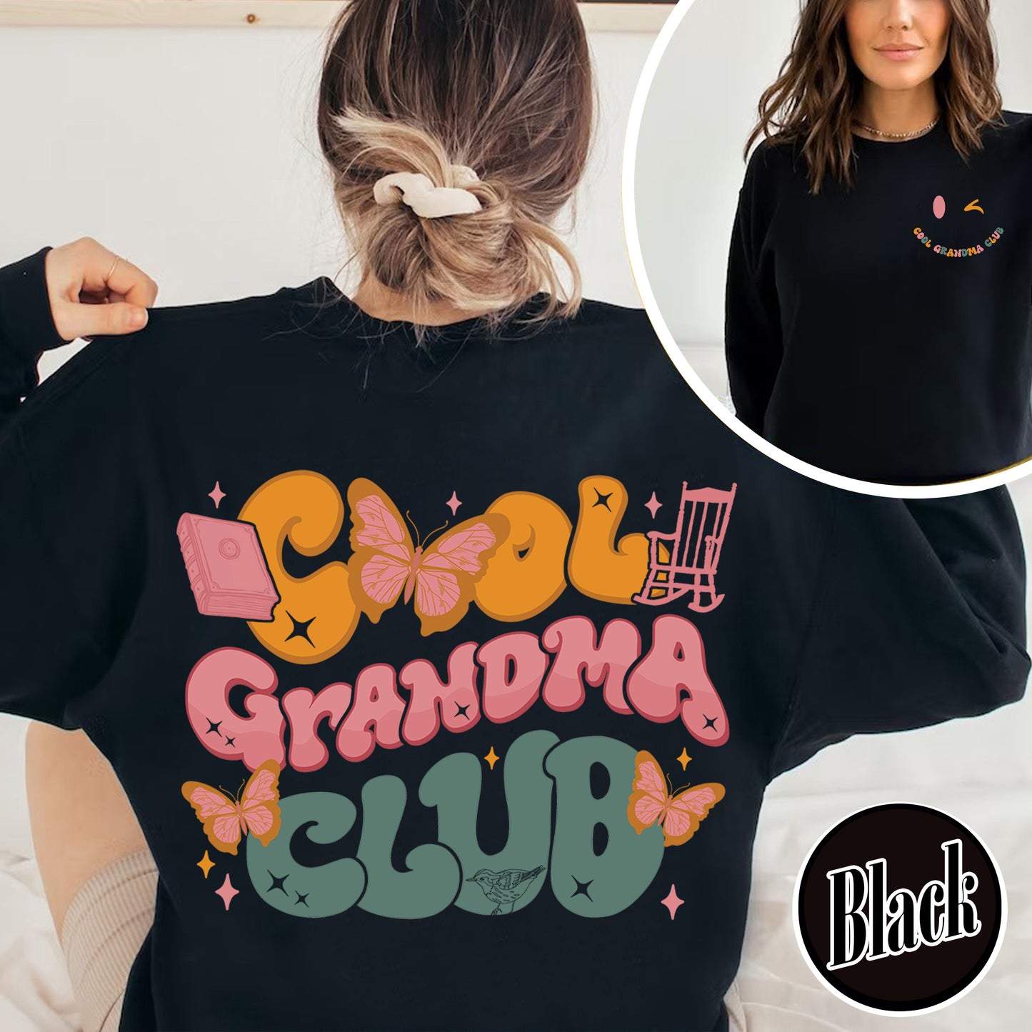 Cool Grandma Club Sweatshirt, In My Cool Grandma Era, Cool Grandma Club, Cool Grandmas Club Sweatshirt, Cool Gifts For Grandma