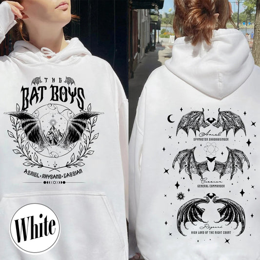 The Bat Boys Hoodie, the Bat Boys the Night Court Acotar Hoodie, Acotar the Bat Boys, Acotar Hoodie Azriel, Acotar Hoodie Azriel