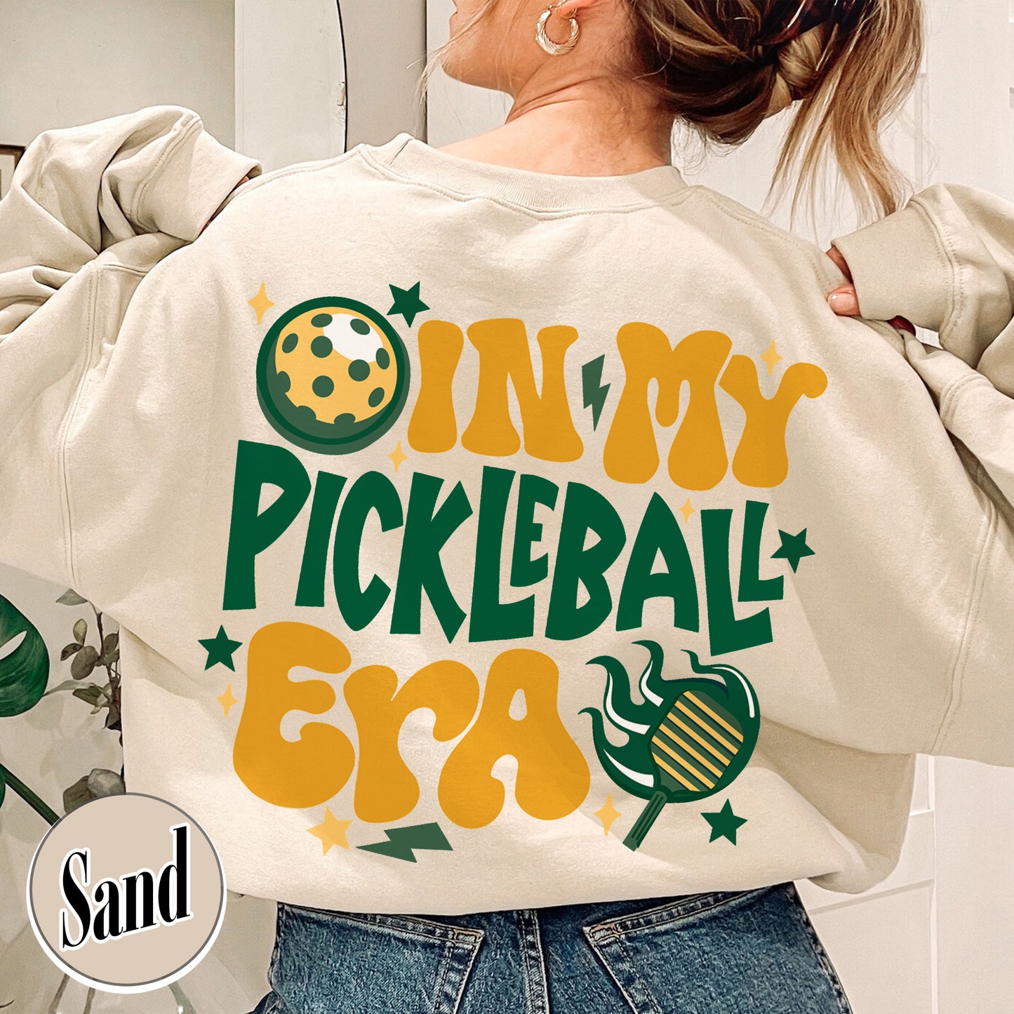 Pickleball Sweatshirt, Pickleball Funny Hooded Sweatshirt, Pickleball Era Sweatshirt, Pickleball Mama, Pickleball Sweatshirt Personalize