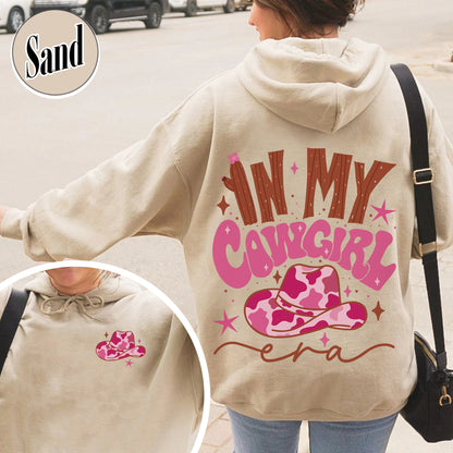 In My Cowgirl Era Hoodie, Cowgirl up Hoodie, Cowgirl Pink Boots Hoodie, Preppy Cowgirl Hoodie, Cowgirl Era Hoodie, Cowgirl Hoodie