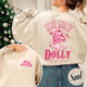 In My Dolly Era Sweatshirt, Dolly Shirt, Dolly Cowboys Sweatshirt, Dolly Sweatshirt for Girls, Dolly Sweatshirt in Pink, Graphic Tees Dolly, Holiday Gift