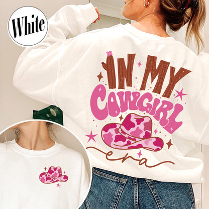 In My Cowgirl Era Sweatshirt, Cowgirl up Sweatshirt, Cowgirl Pink Boots Sweatshirt, Preppy Cowgirl Sweatshirt, Cowgirl Era Sweatshirt, Cowgirl Sweatshirt