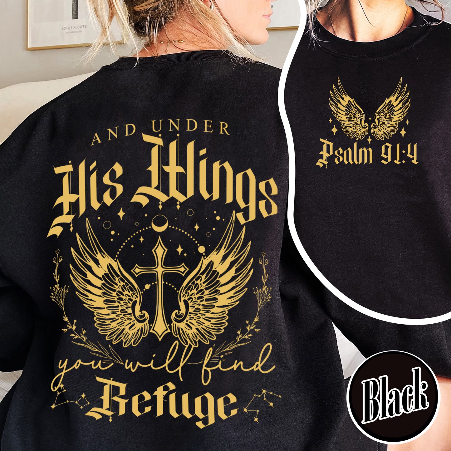 Christian Sweatshirts, Bible Verse Sweatshirt, Aesthetic Christian Sweatshirt, Bible Verse Sweatshirt, Religious Sweatshirts, Psalm 91 Sweatshirt