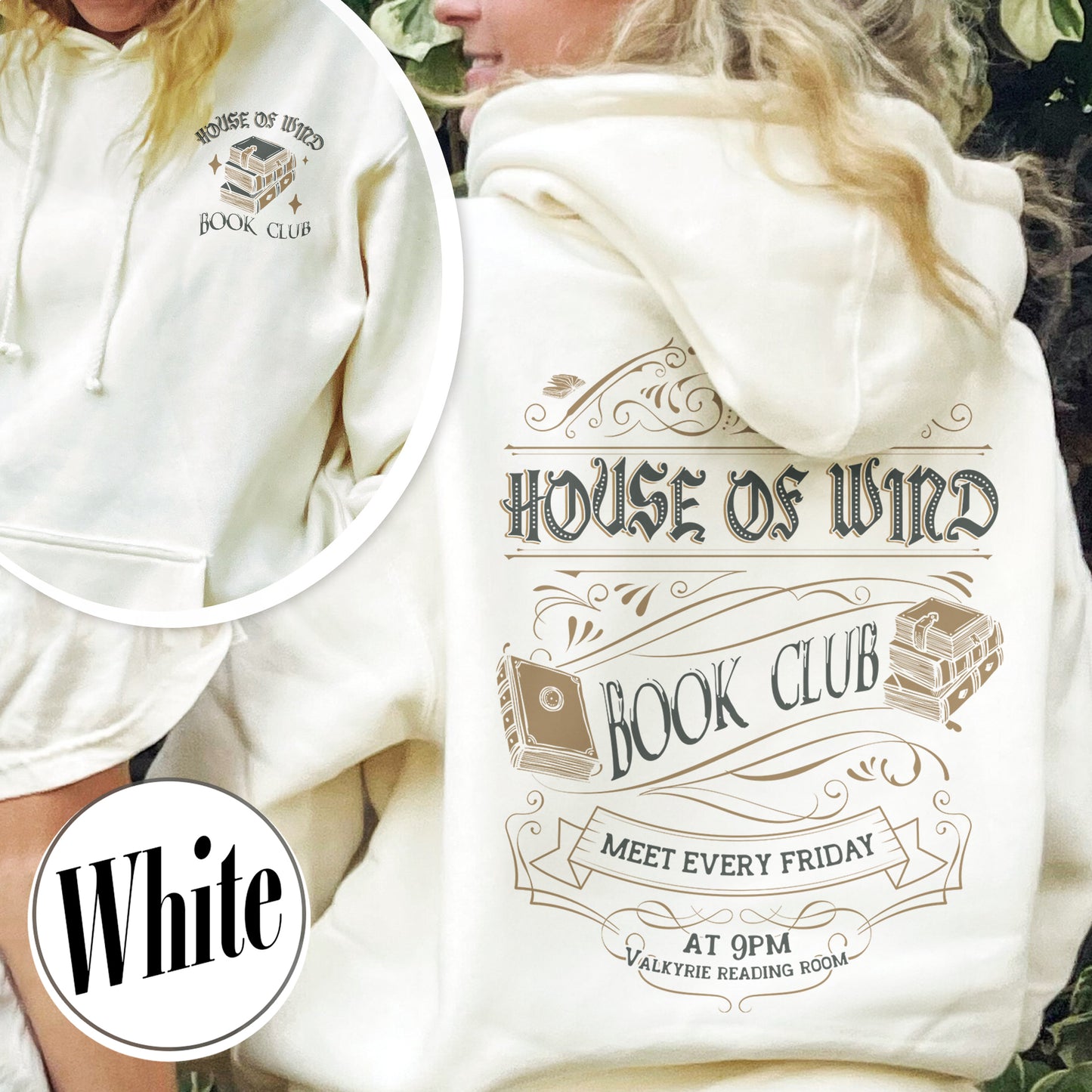 House Of Wind Book Club Hoodie, Acotar Velaris Starlight Hoodie