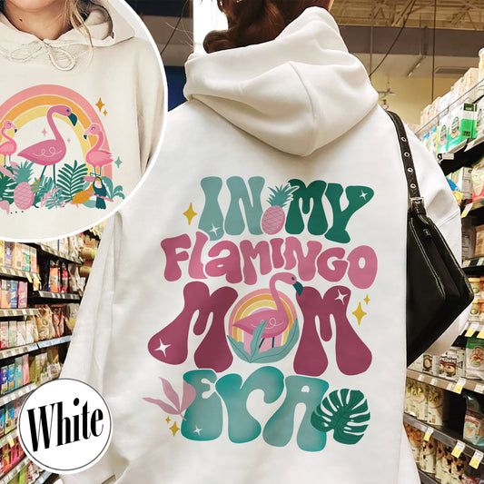 Mom Hoodie,In My Flamingo Mom Era Hoodie,Pink Flamingo Hoodie, Gift for Mom