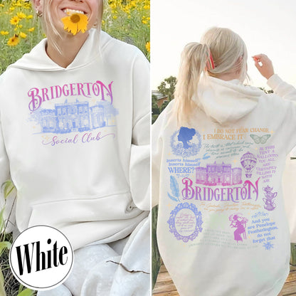 Penelope Colin Bridgerton Season 3 Hoodie, Spill The Tea Lady Whistledown's Society Papers, Historical Drama Hoodie, Bridgerton Party