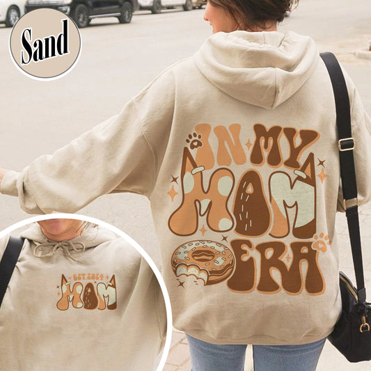 Mom And Dad Hoodie,Bluey Family Hoodie,Hoodie for Mom and Dad, Mom Era Hoodie