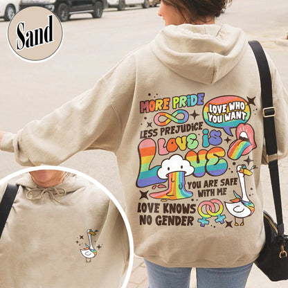 Love Is Love Lgbt Hoodie, Kindness Hoodie, LGBTQ Support Hoodie, Gay Pride, Proud Ally, Proud To Be An Ally, Pride Month Hoodie