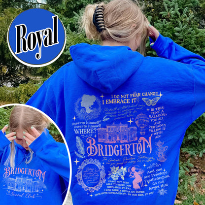 Penelope Colin Bridgerton Season 3 Hoodie, Spill The Tea Lady Whistledown's Society Papers, Historical Drama Hoodie, Bridgerton Party