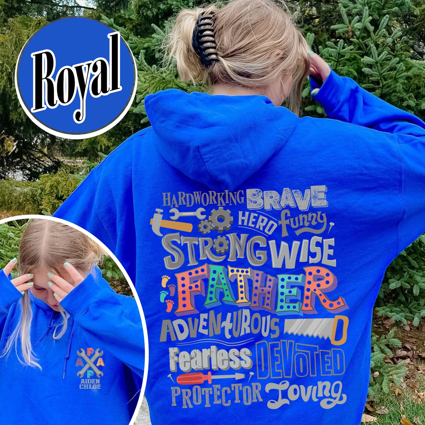 Custom Best Dad Ever Hoodie, Custom Best Dad Ever, Happy Father’s Day, for Men, Papa Cross Hoodie, Personalized With Name, Gift for DAD