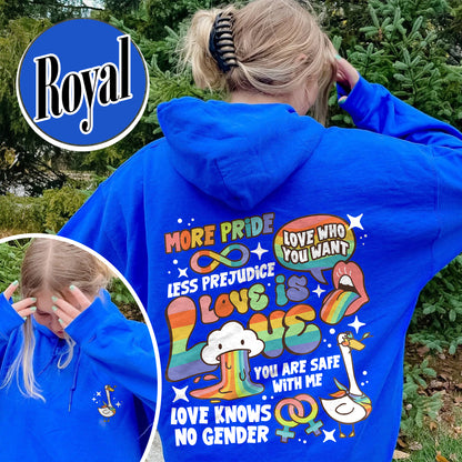 Love Is Love Lgbt Hoodie, Kindness Hoodie, LGBTQ Support Hoodie, Gay Pride, Proud Ally, Proud To Be An Ally, Pride Month Hoodie